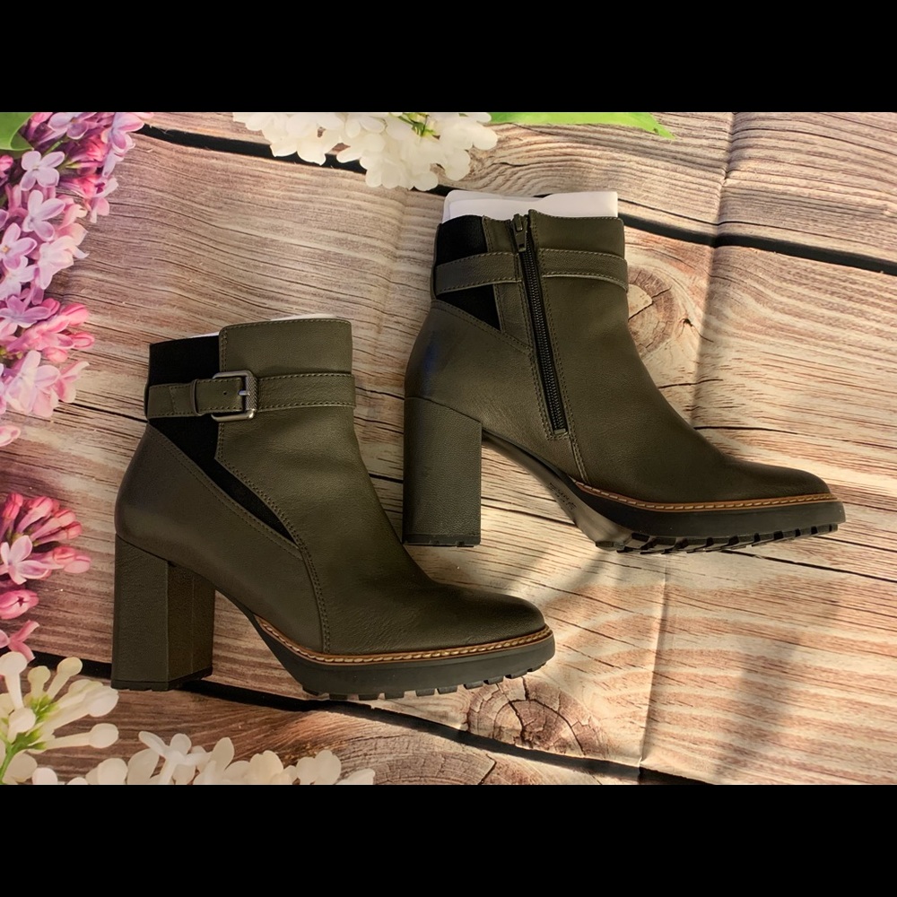 Naturalizer Cora Green Tumbled 🥾 9.5WIDE - Picture 2 of 9
